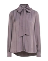 Alpha Studio Woman Shirt Lilac Size 10 Viscose