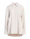 Alpha Studio Woman Shirt Off White Size 12 Polyester, Polyamide, Elastane