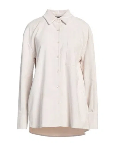 Alpha Studio Woman Shirt Off White Size 12 Polyester, Polyamide, Elastane