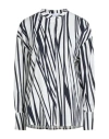 Alpha Studio Woman Shirt White Size 10 Cotton, Elastane