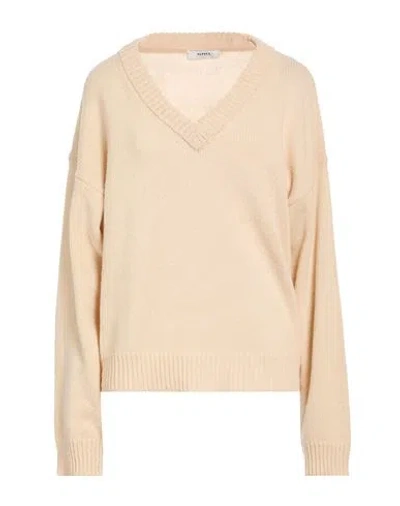 Alpha Studio Woman Sweater Apricot Size 10 Merino Wool In Orange