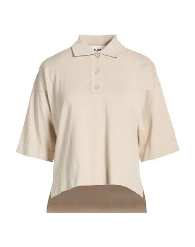 Alpha Studio Woman Sweater Beige Size 10 Cotton In Nude