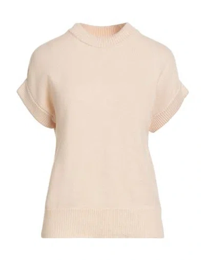 Alpha Studio Woman Sweater Beige Size 10 Wool, Viscose, Polyamide, Cashmere
