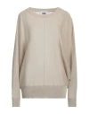 Alpha Studio Woman Sweater Beige Size 12 Viscose, Polyester