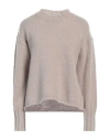Alpha Studio Woman Sweater Beige Size 12 Wool