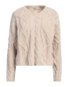 Alpha Studio Woman Sweater Beige Size 10 Wool, Alpaca Wool, Polyamide