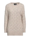Alpha Studio Woman Sweater Beige Size 6 Alpaca Wool, Polyamide, Wool In Beige