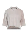 Alpha Studio Woman Sweater Beige Size 4 Cotton