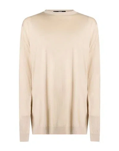 Alpha Studio Woman Sweater Beige Size 6 Silk, Cashmere In Brown