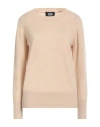 Alpha Studio Woman Sweater Beige Size 4 Cashmere