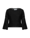 Alpha Studio Woman Sweater Black Size 10 Cotton