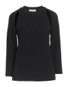 Alpha Studio Woman Sweater Black Size 10 Cotton, Polyamide