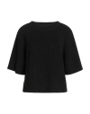 Alpha Studio Woman Sweater Black Size 10 Merino Wool