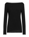 Alpha Studio Woman Sweater Black Size 10 Merino Wool