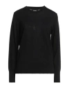 Alpha Studio Woman Sweater Black Size 10 Merino Wool