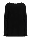Alpha Studio Woman Sweater Black Size 10 Recycled Wool, Ecovero Viscose, Recycled Polyamide, Cashmer
