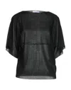 Alpha Studio Sweaters In Black