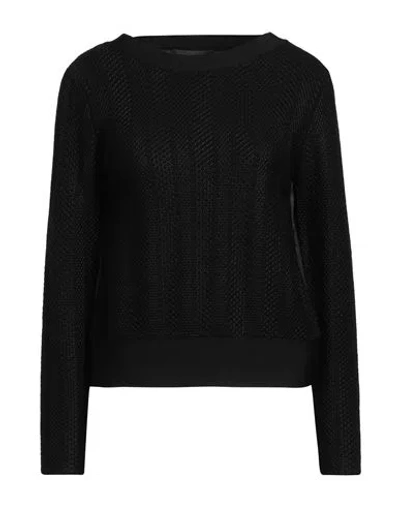 Alpha Studio Woman Sweater Black Size 12 Cashmere