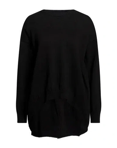 Alpha Studio Woman Sweater Black Size 12 Cotton