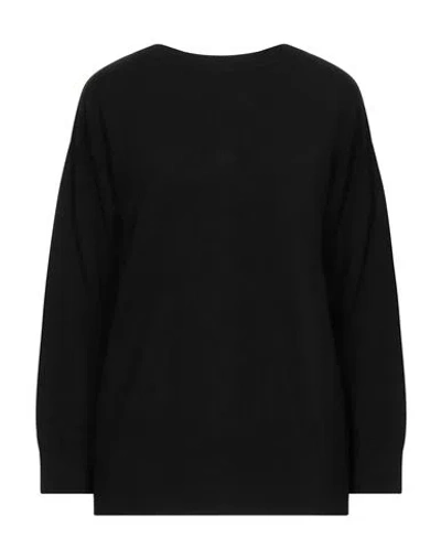 Alpha Studio Woman Sweater Black Size 14 Recycled Wool, Viscose, Polyamide, Cashmere