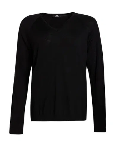 Alpha Studio Woman Sweater Black Size 4 Merino Wool