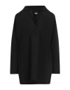Alpha Studio Woman Sweater Black Size 6 Polypropylene