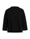 Alpha Studio Woman Sweater Black Size 6 Viscose, Polyester, Polyamide In Black