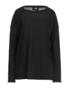 Alpha Studio Woman Sweater Black Size 8 Cashmere In Black