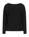 Alpha Studio Woman Sweater Black Size 8 Cotton