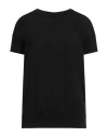 Alpha Studio Woman Sweater Black Size 8 Cotton