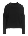 Alpha Studio Woman Sweater Black Size 8 Merino Wool