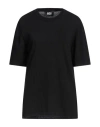 Alpha Studio Woman Sweater Black Size 8 Recycled Wool, Viscose, Polyamide, Cashmere In Black