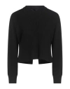 Alpha Studio Woman Sweater Black Size 8 Wool, Viscose, Polyamide, Cashmere