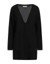 Alpha Studio Woman Sweater Black Size Onesize Recycled Wool, Viscose, Polyamide, Cashmere