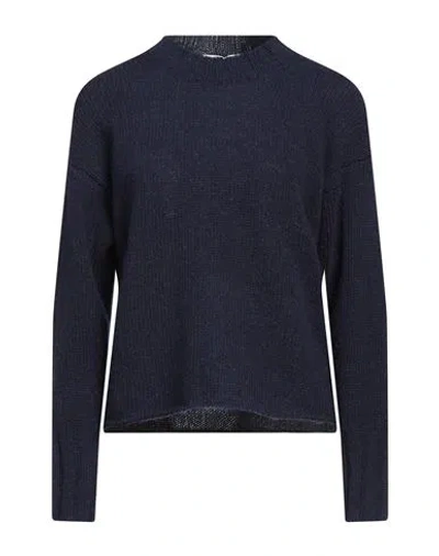 Alpha Studio Woman Sweater Blue Size 12 Wool