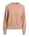 Alpha Studio Woman Sweater Camel Size 10 Cashmere In Beige