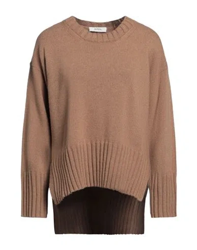 Alpha Studio Woman Sweater Camel Size 10 Wool, Viscose, Polyamide, Cashmere In Sand