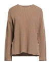 Alpha Studio Woman Sweater Camel Size 12 Wool
