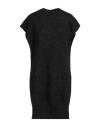 Alpha Studio Woman Mini Dress Charcoal Size L Mohair Wool, Polyamide In Grey