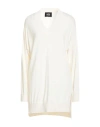 Alpha Studio Woman Sweater Cream Size 10 Recycled Wool, Ecovero Viscose, Recycled Polyamide, Recycle In White