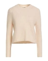 Alpha Studio Woman Sweater Cream Size 8 Wool, Polyamide, Cashmere, Elastane