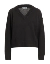Alpha Studio Woman Sweater Dark Brown Size 10 Merino Wool