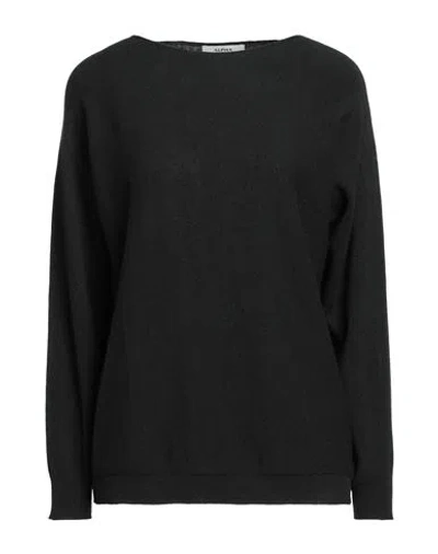 ALPHA STUDIO ALPHA STUDIO WOMAN SWEATER DARK GREEN SIZE 10 RECYCLED WOOL, ECOVERO VISCOSE, RECYCLED POLYAMIDE, CA