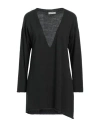 Alpha Studio Woman Sweater Military Green Size Onesize Recycled Wool, Viscose, Polyamide, Cashmere In Green