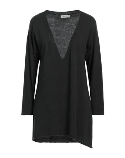 ALPHA STUDIO ALPHA STUDIO WOMAN SWEATER DARK GREEN SIZE ONESIZE RECYCLED WOOL, VISCOSE, POLYAMIDE, CASHMERE