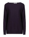 Alpha Studio Woman Sweater Dark Purple Size 4 Recycled Wool, Ecovero Viscose, Recycled Polyamide, Ca