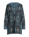 Alpha Studio Woman Sweater Deep Teal Size 10 Mohair Wool, Polyamide In Green