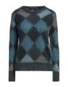 Alpha Studio Woman Sweater Deep Teal Size 4 Mohair Wool, Polyamide In Green
