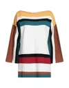 Alpha Studio Sweaters In Green