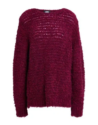 Alpha Studio Woman Sweater Garnet Size 8 Acrylic, Wool, Mohair Wool, Polyester